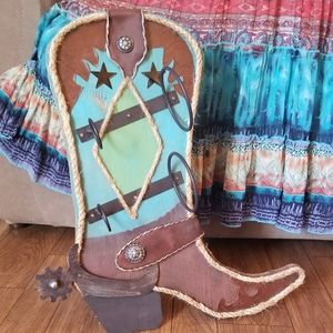 💰 50% OFF💰 Country & Western Boot Wine Holder